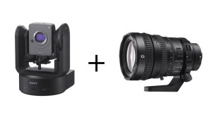 Sony ilme-fr7 camera and SELP28135G zoom lens