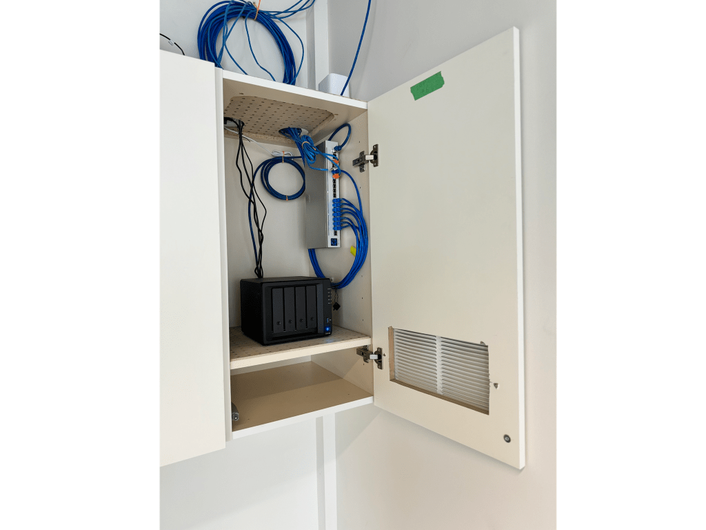 Shared Storage Post Production Install in Cabinet