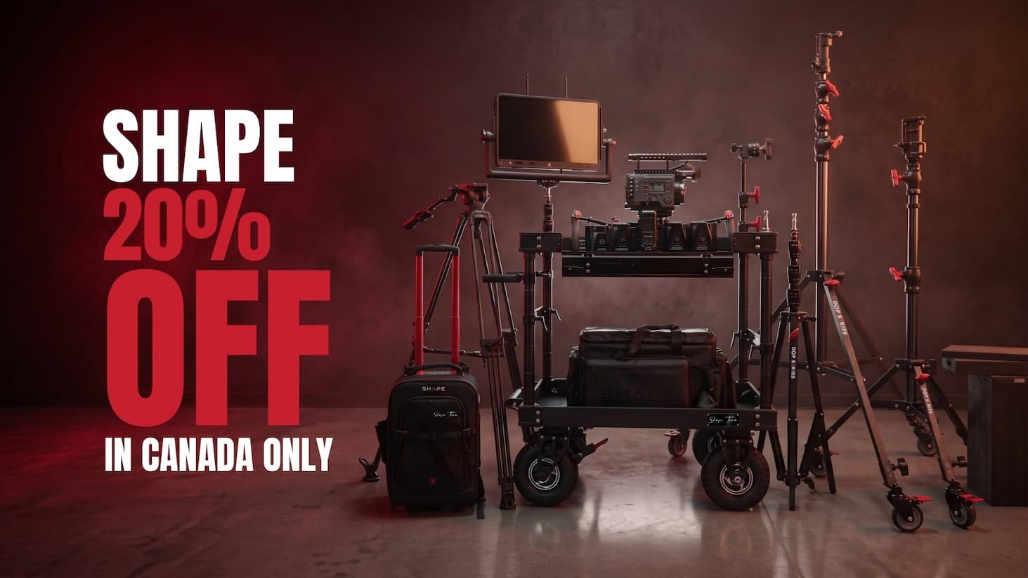 Shape 20% off sale banner